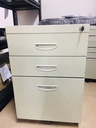 KC00396 - MOBILE PEDESTAL 3-DRAWER STEEL  40CM (L) x 57CM (W) x 65CM(H)