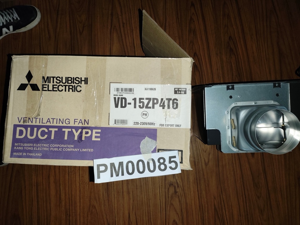 MITSUBISHI VENTILATING FAN (Duct Type) - VD-15ZP4T6