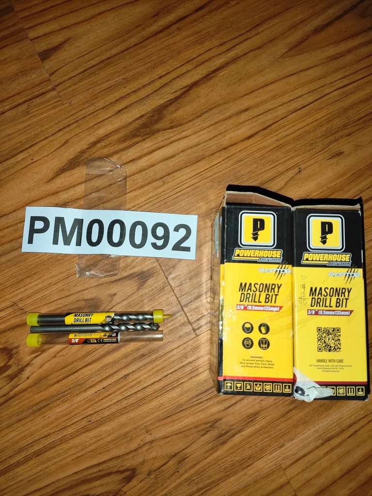 POWERHOUSE MANSORY DRILL BIT (3/8")