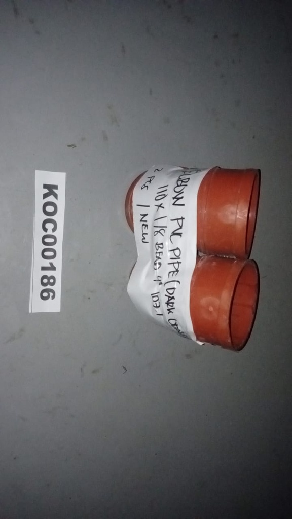 KC00186 - ELBOW PVC PIPE (DARK ORANGE)
