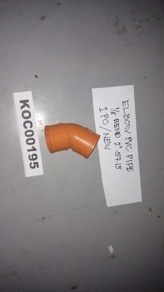 KC00195 - ELBOW PVC (ORANGE)