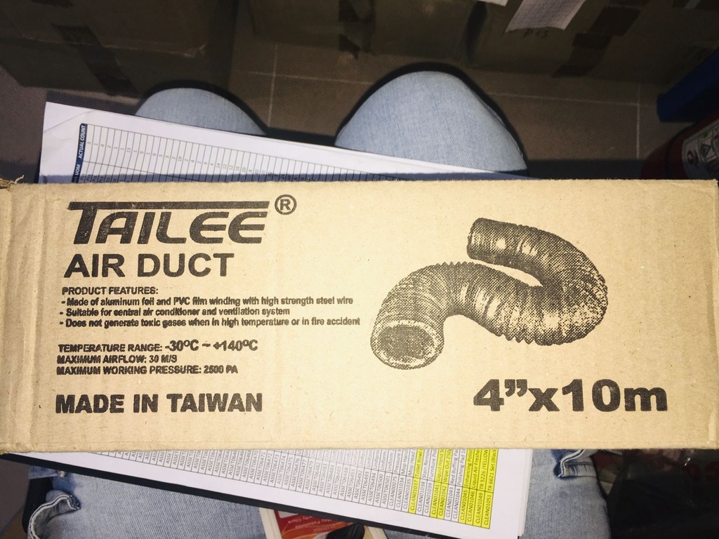 KC00267 - ALUMINUM AIR DUCT - TAILEE