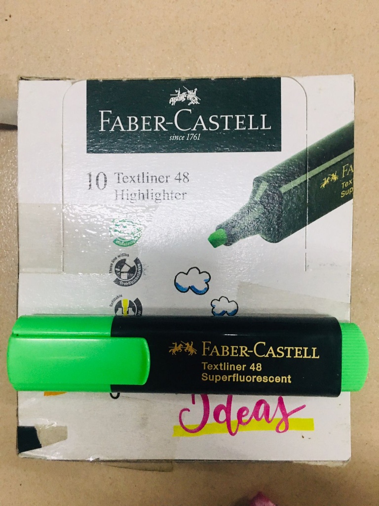 KC00325 - FABER-CASTELL
TEXTLINER 48 SUPERFLUORESCENT