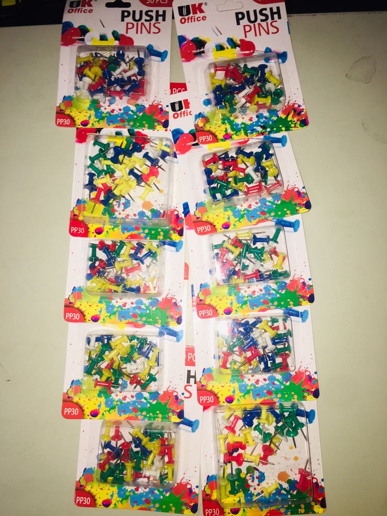 KC00379 - UK OFFICE PUSH PINS (30pcs)