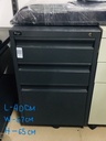 KC00398 - MOBILE PEDESTAL 3-DRAWER STEEL  (ERGO) 40CM (L) x 57CM (W) x 65CM (H)