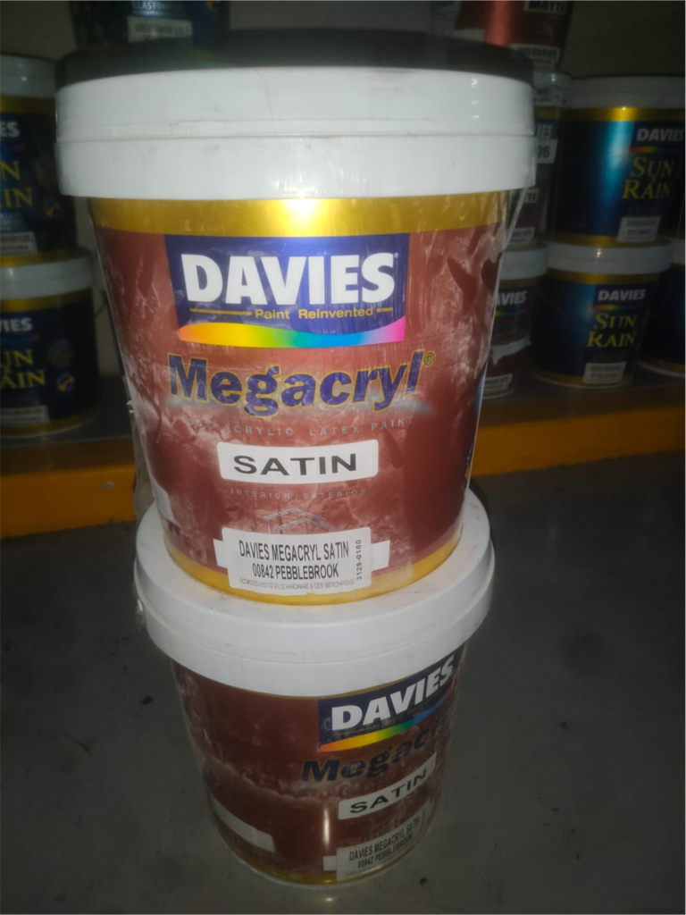 KC00452 - DAVIES MEGACRYL SATIN, PEBBLEBROOK (100% ACRYLIC LATEX PAINT)