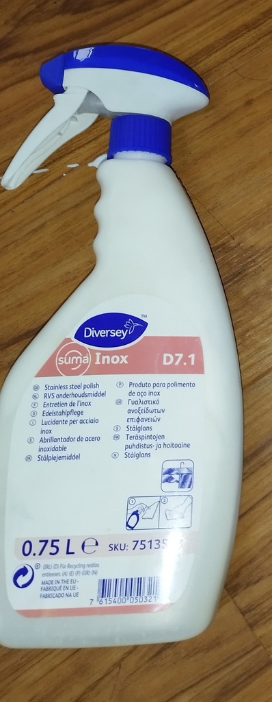 PM00041 - POLISHING DIVERSEY BRAND SUMA INOX D7.1