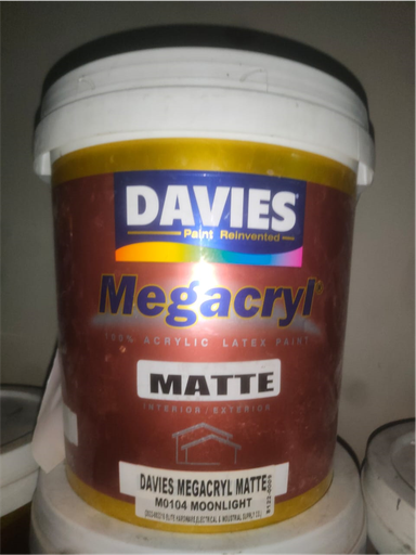 [KC00096] KC00096 - DAVIES MEGACRYL MATTE 100% ACRYLIC LATEX PAINT, MOONLIGHT