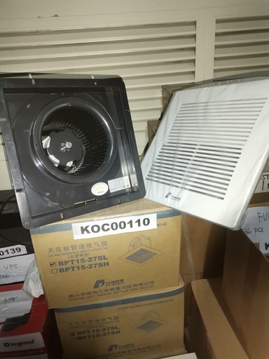 [KC00110] KC00110 - CEILING MOUNTED VENTILATION FAN BPT-15-275L (POPULA)