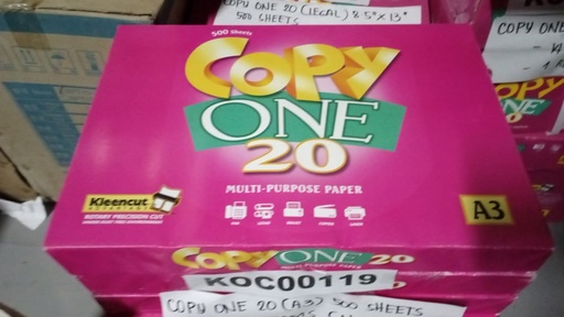 [KC00119] KC00119 - COPY ONE 20 A3 500 SHEETS