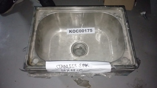 [KC00175] KC00175 - STAINLESS SINK 53x38cm