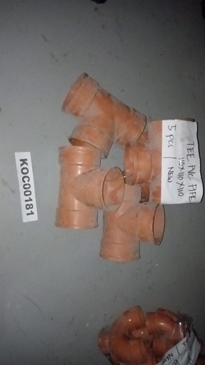 [KC00181] KC00181 - TEE PVC PIPE (ORANGE)