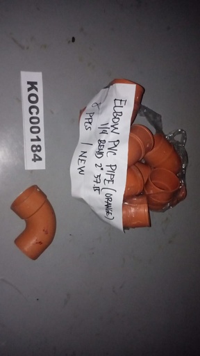 [KC00184] KC00184 - ELBOW PVC PIPE (ORANGE)