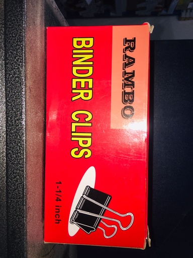 [KC00287] KC00287 - RAMBO BINDER CLIPS 1.25"