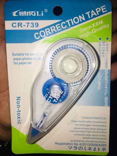 [KC00312] KC00312 - CHANGLI CR-739 CORRECTION TAPE