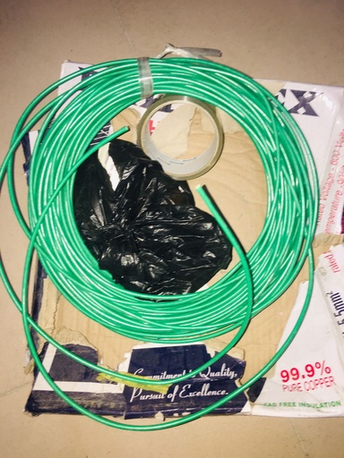 [KC00345] KC00345 - ELECTRICAL WIRE THHN STR#5.5 - GREEN - PHILFLEX