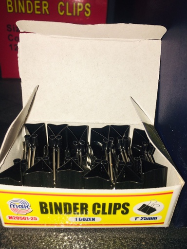 [KC00360] KC00360 - MGK BINDER CLIPS 1"
