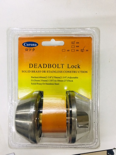 [KC00410] KC00410 - CORONA DEADBOLT LOCK