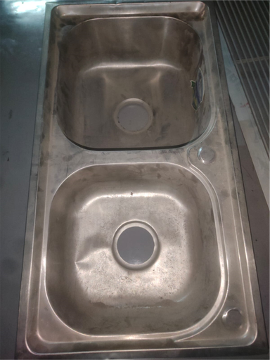 [KC00441] KC00441 - DOUBLE KITCHEN SINK STAINLESS 